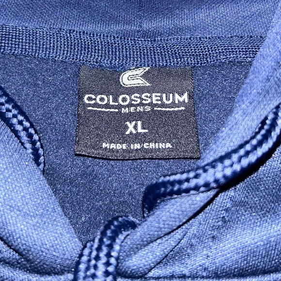 🏈🏟️ University of Michigan Wolverines Marquee Stadium Navy Polyester Hoodie 🏈 - Picture 4 of 14